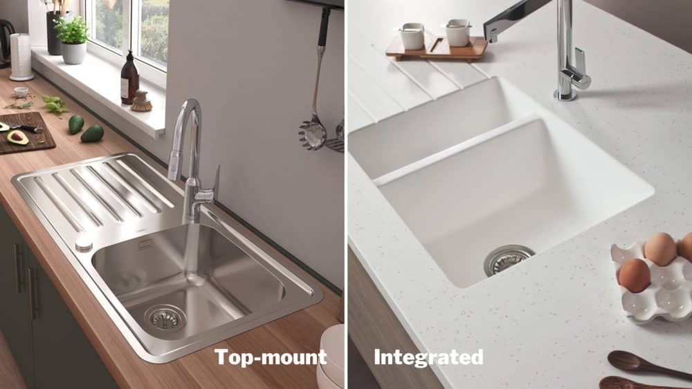 Ways to mount your kitchen sink
