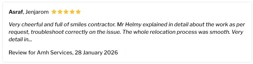 aircon installer review recommend.my